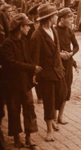 Pogrzeb niemieckiego urzędnika. Tarnowskie Góry, 1921