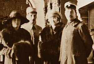 Goście w pałacu w Żyrowej, marzec 1922