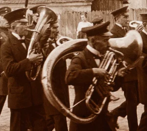 Kondukt pogrzebowy, Tarnowskie Góry, czerwiec 1921