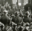 Gliwice, kwiecień 1922. Wnętrze kościoła pw. Świętych Piotra i Pawła