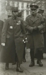 Gen. Le Rond i gen. Heneker, Gliwice,11 kwietnia 1922.