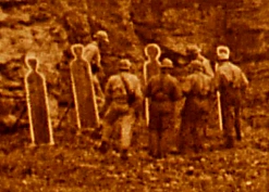 Żołnierze 12 regimentu huzarów na ćwiczeniach. Góra Świętej Anny, wiosna 1922