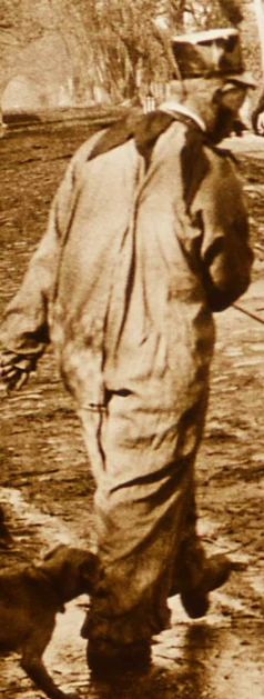 Pochód przebierańców - "Ostatki" w Żyrowej, luty 1922